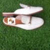 Unisex White Mules Shoes - Image 2