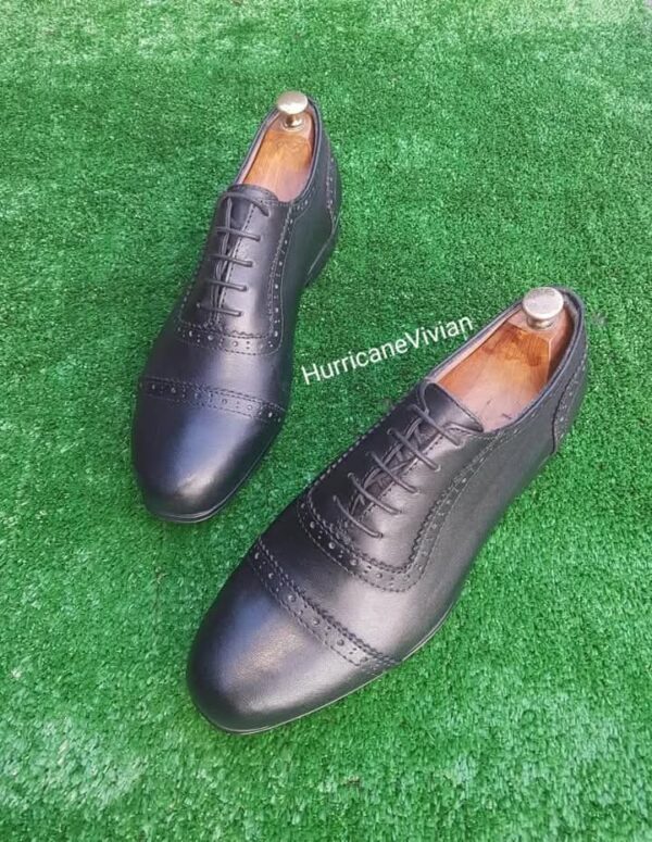 Brogued Captoe Oxford Shoes