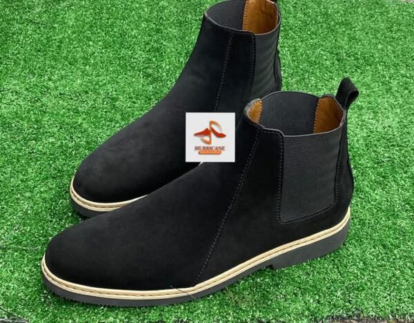 Men's Suede Leather Chelsea Boots