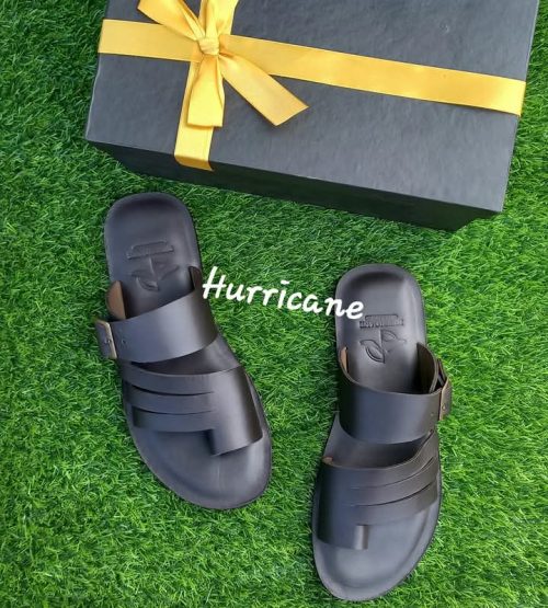 Men's Thong Leather Sandals