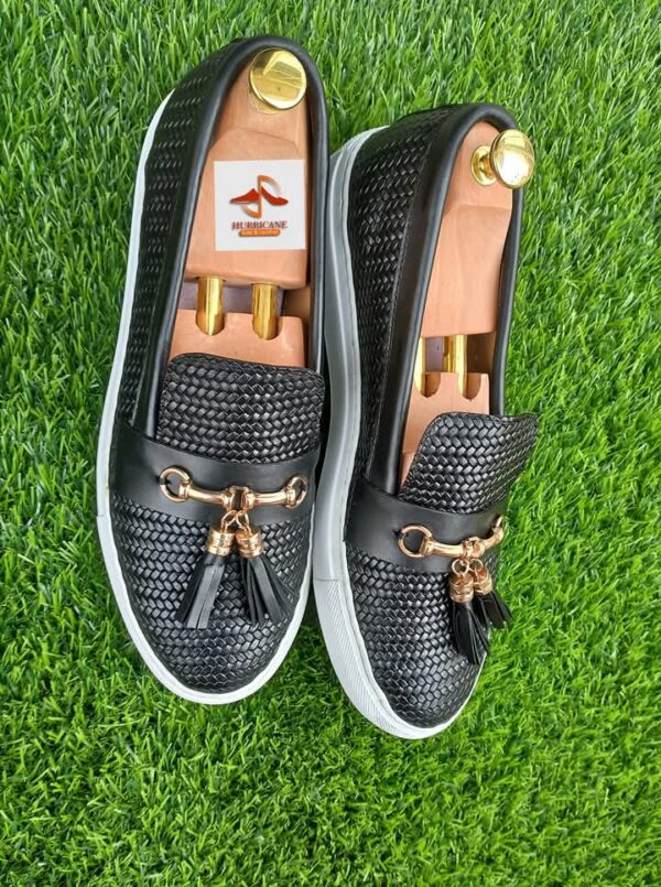 Urban Sneakers Shoes with Horsebit Tassels