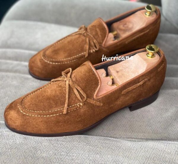 Men's Tan Suede Loafers Shoes